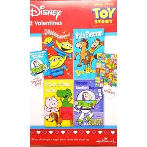 Disney | Holiday | Lot Of 2 Toy Story Childrens 32 Valentines ...